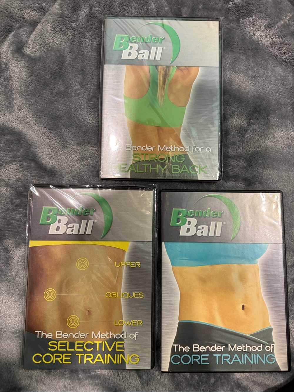 Core & Back Training DVD Set – 3 DVD's